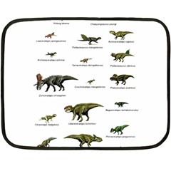 Dinosaurs Names Fleece Blanket (mini) by Valentinaart