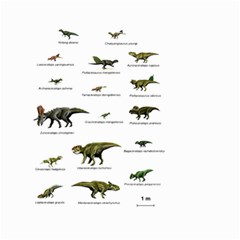 Dinosaurs Names Small Garden Flag (two Sides) by Valentinaart