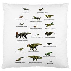 Dinosaurs Names Standard Flano Cushion Case (one Side) by Valentinaart