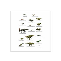 Dinosaurs Names Satin Bandana Scarf by Valentinaart