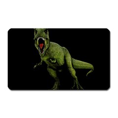 Dinosaurs T-rex Magnet (rectangular) by Valentinaart