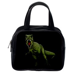 Dinosaurs T-rex Classic Handbags (one Side) by Valentinaart