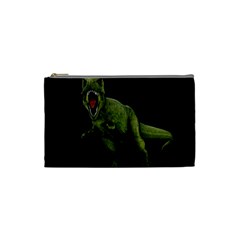 Dinosaurs T-rex Cosmetic Bag (small)  by Valentinaart