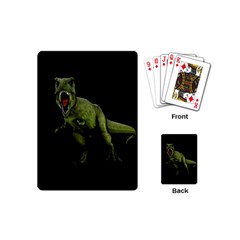 Dinosaurs T-rex Playing Cards (mini)  by Valentinaart