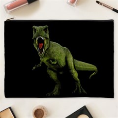 Dinosaurs T-rex Cosmetic Bag (xxxl)  by Valentinaart