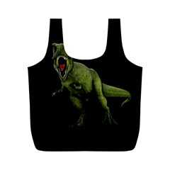 Dinosaurs T-rex Full Print Recycle Bags (m)  by Valentinaart