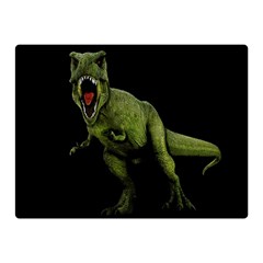 Dinosaurs T-rex Double Sided Flano Blanket (mini)  by Valentinaart