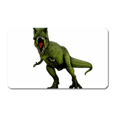 Dinosaurs T-rex Magnet (rectangular) by Valentinaart