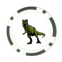 Dinosaurs T-Rex Poker Chip Card Guard