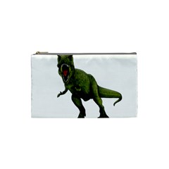 Dinosaurs T-rex Cosmetic Bag (small)  by Valentinaart