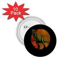 Dinosaurs T-rex 1 75  Buttons (10 Pack) by Valentinaart