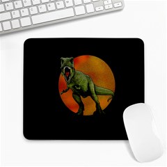 Dinosaurs T-rex Large Mousepads by Valentinaart