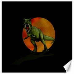 Dinosaurs T-rex Canvas 20  X 20   by Valentinaart