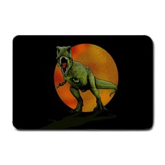 Dinosaurs T-rex Small Doormat  by Valentinaart