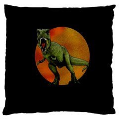 Dinosaurs T-rex Large Cushion Case (one Side) by Valentinaart