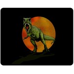 Dinosaurs T-Rex Double Sided Fleece Blanket (Medium)  58.8 x47.4  Blanket Front