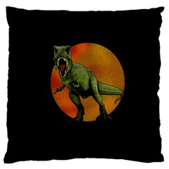 Dinosaurs T-rex Standard Flano Cushion Case (one Side) by Valentinaart