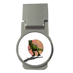 Dinosaurs T-rex Money Clips (round)  by Valentinaart