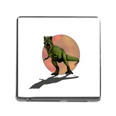 Dinosaurs T-rex Memory Card Reader (square) by Valentinaart