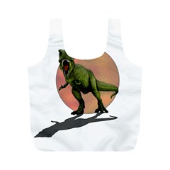 Dinosaurs T-rex Full Print Recycle Bags (m)  by Valentinaart