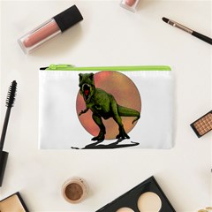 Dinosaurs T-rex Cosmetic Bag (xs) by Valentinaart