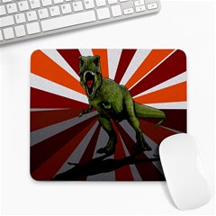 Dinosaurs T-rex Large Mousepads by Valentinaart