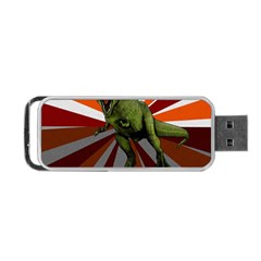 Dinosaurs T-rex Portable Usb Flash (one Side)