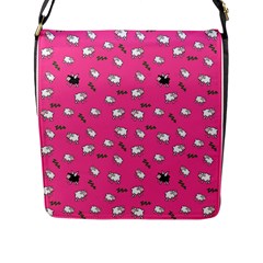 Sweet Dreams  Flap Messenger Bag (l)  by Valentinaart