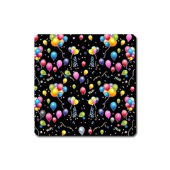 Balloons   Square Magnet by Valentinaart