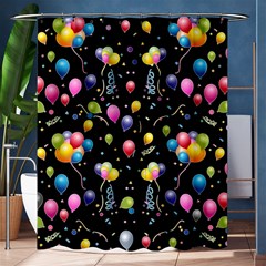 Balloons   Shower Curtain 60  X 72  (medium)  by Valentinaart