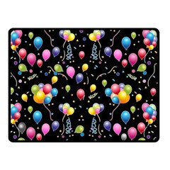 Balloons   Double Sided Fleece Blanket (small)  by Valentinaart