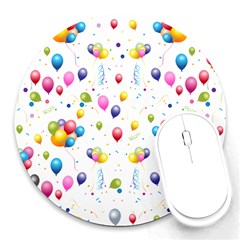 Balloons   Round Mousepads by Valentinaart