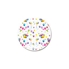 Balloons   Golf Ball Marker (4 Pack) by Valentinaart