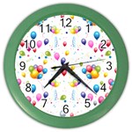 Balloons   Color Wall Clocks Front