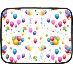 Balloons   Fleece Blanket (mini) by Valentinaart