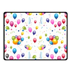 Balloons   Fleece Blanket (small) by Valentinaart