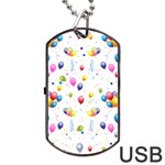 Balloons   Dog Tag USB Flash (One Side) Front