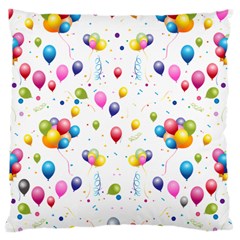 Balloons   Large Cushion Case (two Sides) by Valentinaart