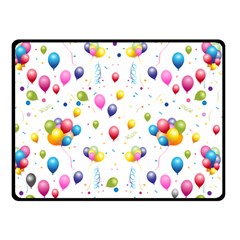 Balloons   Double Sided Fleece Blanket (small)  by Valentinaart