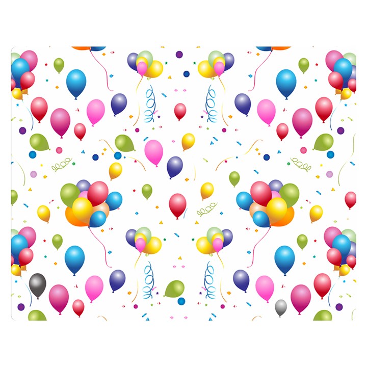 Balloons   Double Sided Flano Blanket (Medium) 