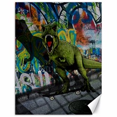 Urban T-rex Canvas 18  X 24   by Valentinaart