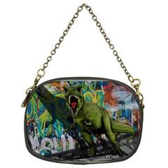 Urban T-rex Chain Purses (two Sides)  by Valentinaart