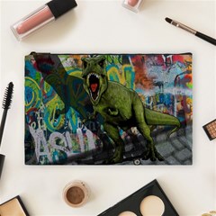 Urban T-rex Cosmetic Bag (large)  by Valentinaart