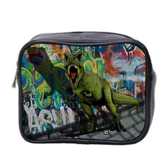 Urban T-rex Mini Toiletries Bag 2-side by Valentinaart