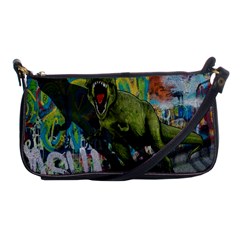 Urban T-rex Shoulder Clutch Bags by Valentinaart