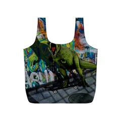 Urban T-rex Full Print Recycle Bags (s)  by Valentinaart