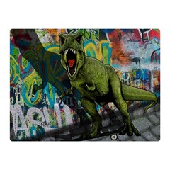 Urban T-rex Double Sided Flano Blanket (mini)  by Valentinaart