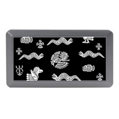 Aztecs Pattern Memory Card Reader (mini) by Valentinaart