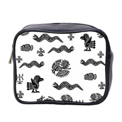 Aztecs Pattern Mini Toiletries Bag 2-side by Valentinaart