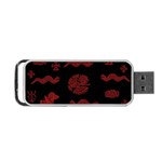 Aztecs pattern Portable USB Flash (One Side) Front